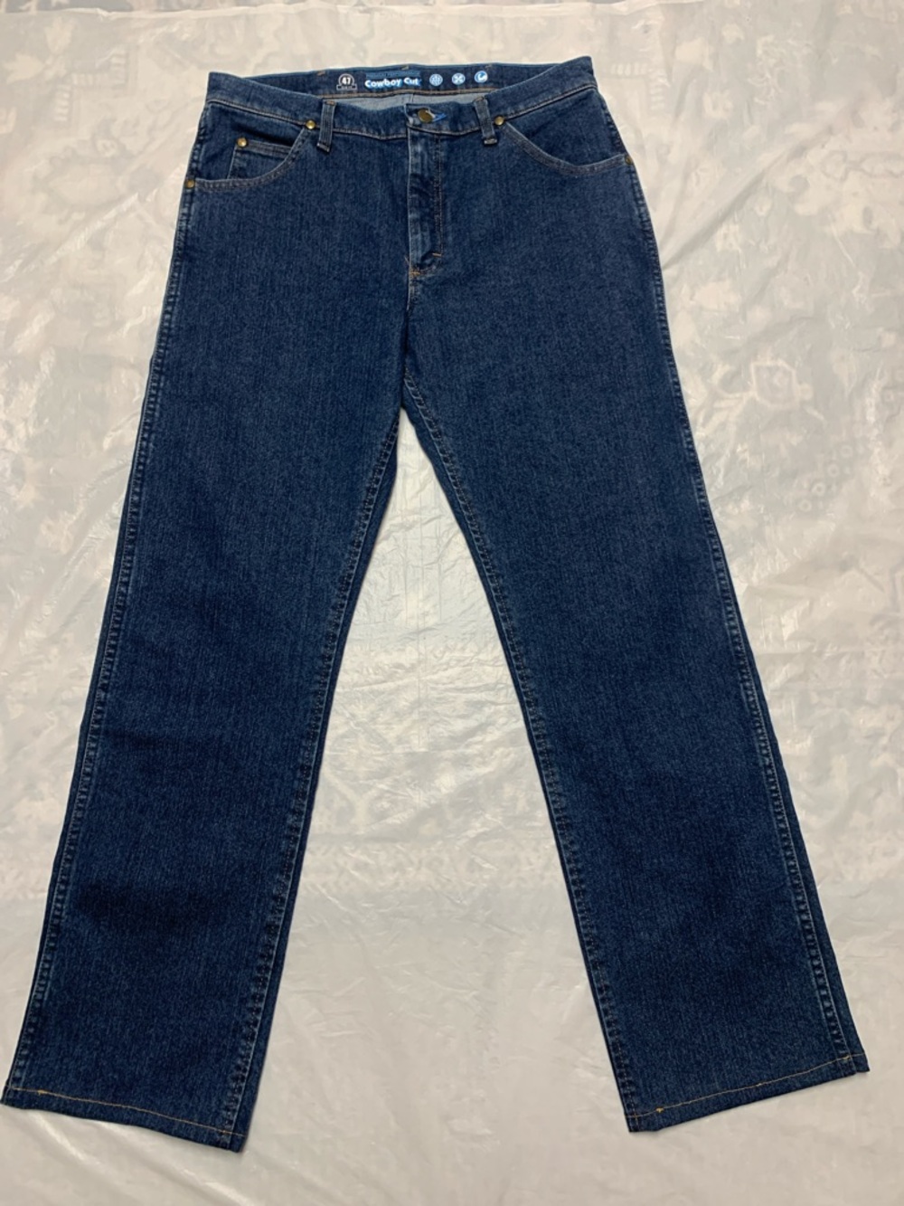 Wrangler Cowboy Cut 47 Slim Fit Jeans Blue 33 X 32